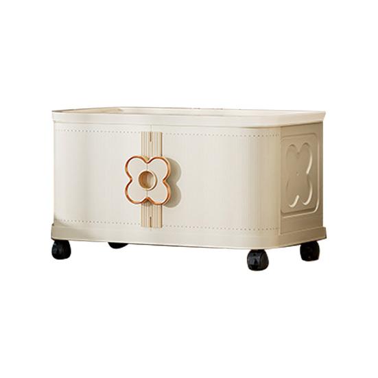 Yousheng Stackable Storage Bins Foldable Storage Boxes Collapsible Storage Bins with Doors And Wheels Rolling Multi-tier Folding Cabinet for Home