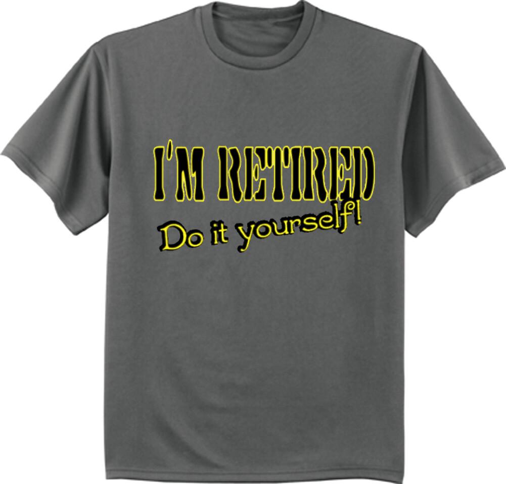 Funny Retirement Gifts Retired T-shirt Mens Graphic Tee XXXXL