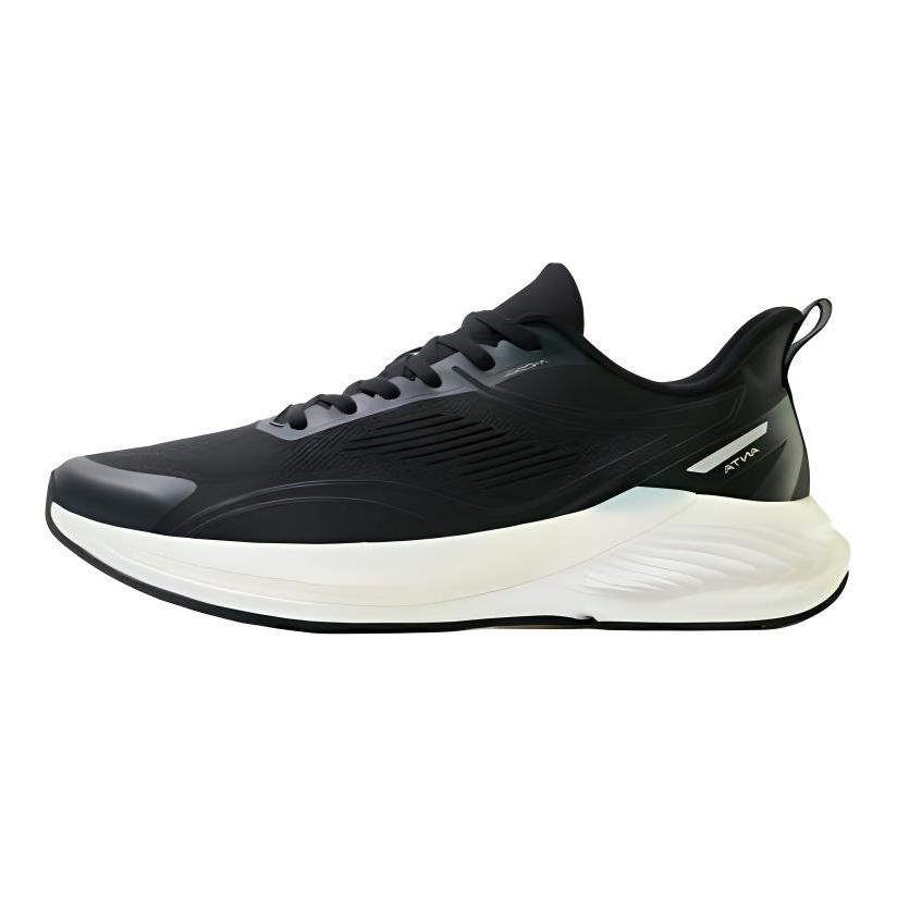 Anta Hydrogen Run 6 Cushioning, Wear Resistant Low top Running Shoes Men's Black White 112425540-6