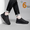 Fashion Men Big Size 37-47 Breathable Mesh Elevator Sport Shoes Soft Comfortable 6cm Hidden Heels Height Increasing Sneakes Lift Casual