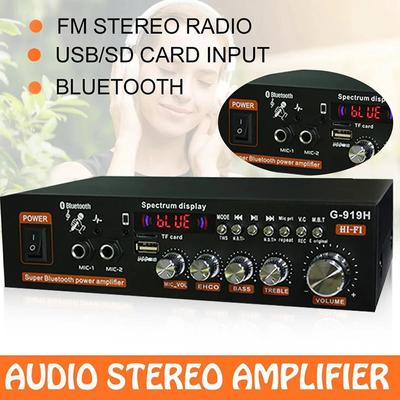 G30 G-919H 1000W Amplificadores de potência para casa Áudio Bluetooth Amplificador Subwoofer Alto-falantes Teatro Vídeo Sistema de som FM USB UE/EUA