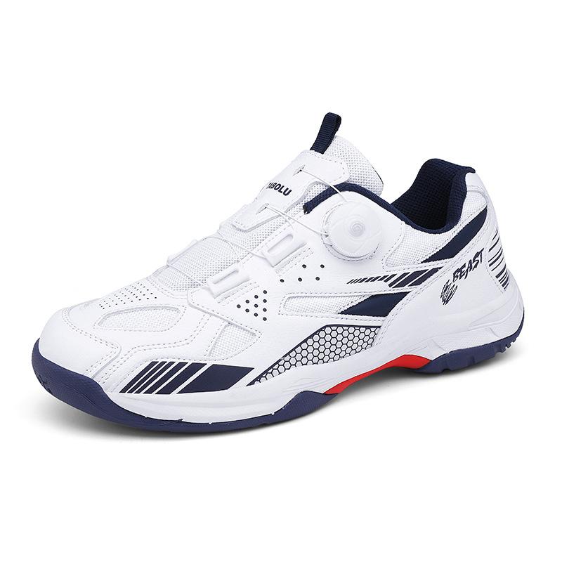Foreign trade table tennis shoes four seasons sports training badminton shoes men and women couples breathable shock absorption running tennis shoes