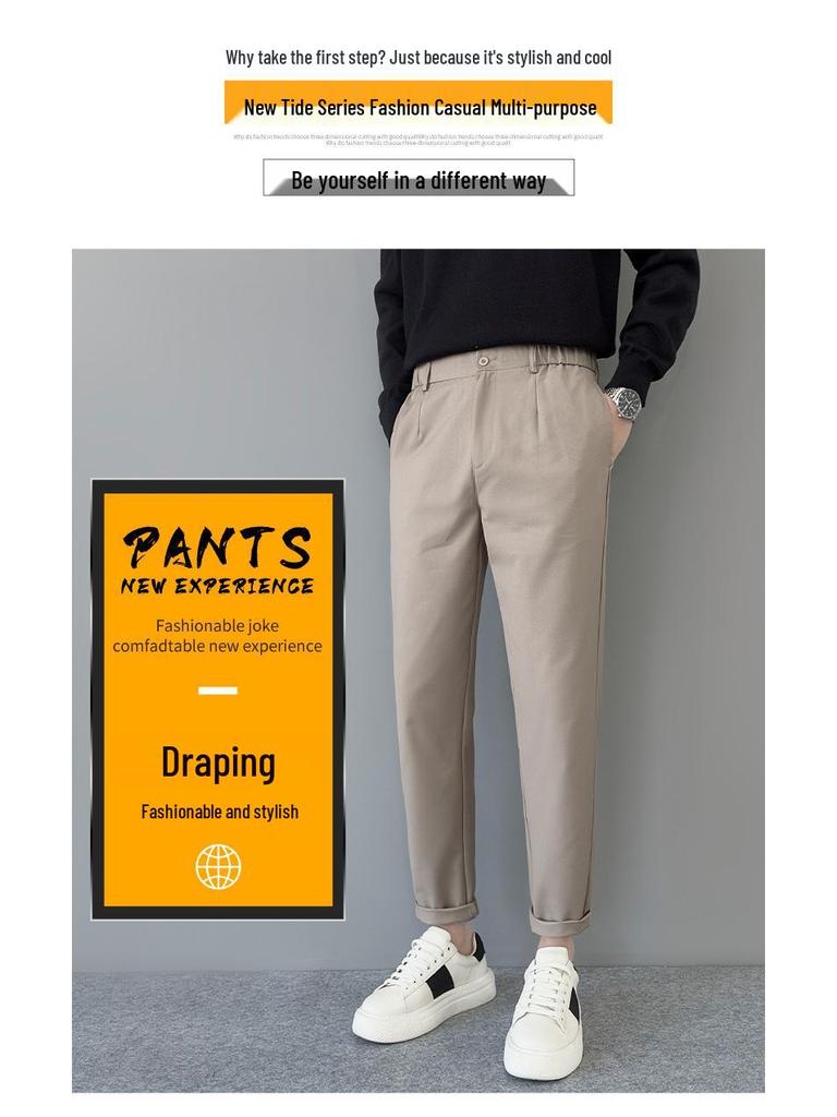 2026 Lightweight Luxury Anti-Wrinkle Straight-Leg Casual Pants