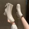 Fashion High Heels Ankle Women's Boots Pointed Toe Sexy Shoes for Women 2025 New Side Zip Classic Daily Boots Women Boots Botas Heels