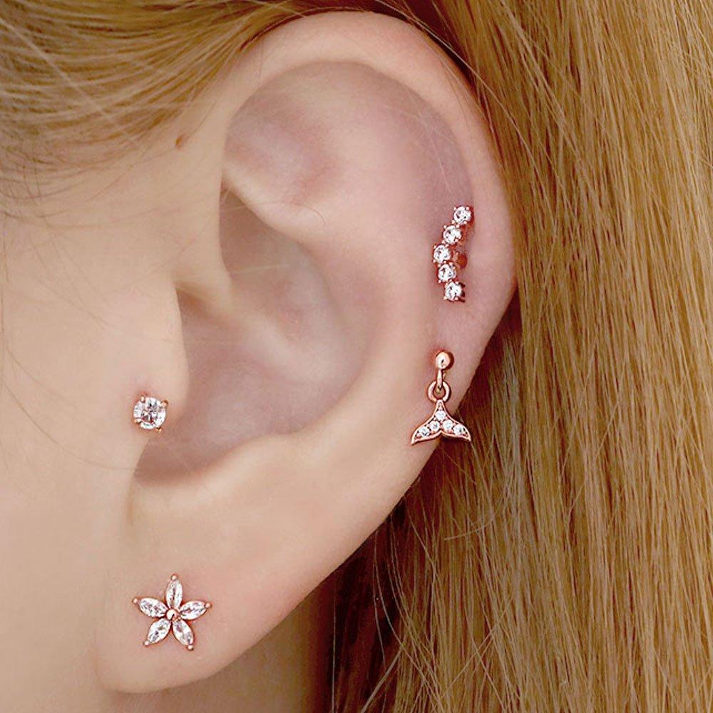 [1+1] 14K Gold-Filled Pin Pure Piercing (Single Sold)