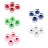 Conjunto de Rodas de Longboard Iluminadas PU de Alta Elasticidade Rodas Flash Downhill Mountain Cruiser para Skate de Rua e Habilidade