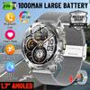 New Military Sports Smart Watch 1000mAh Battery 5ATM Waterproof LED Flashlight Fitness trackr Smartwatch Men