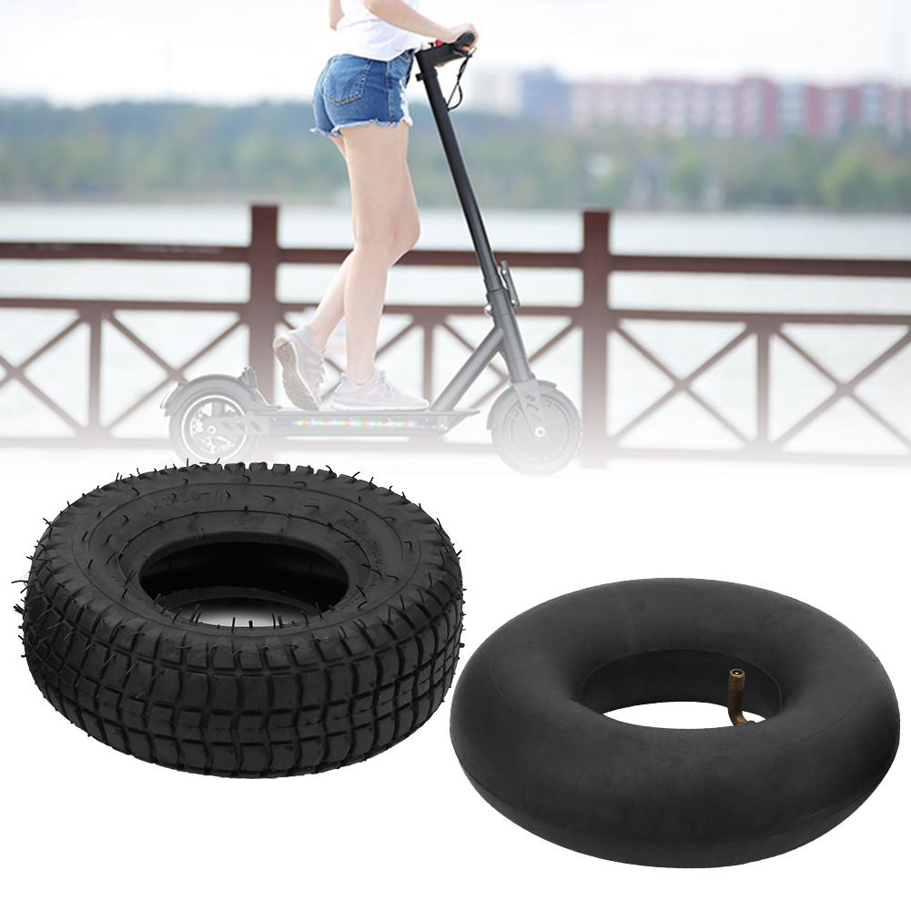 9X3.50 4 Black Durable Rubber Outer Tire Inner Tyre Combination Accessory for Electric Scooter
