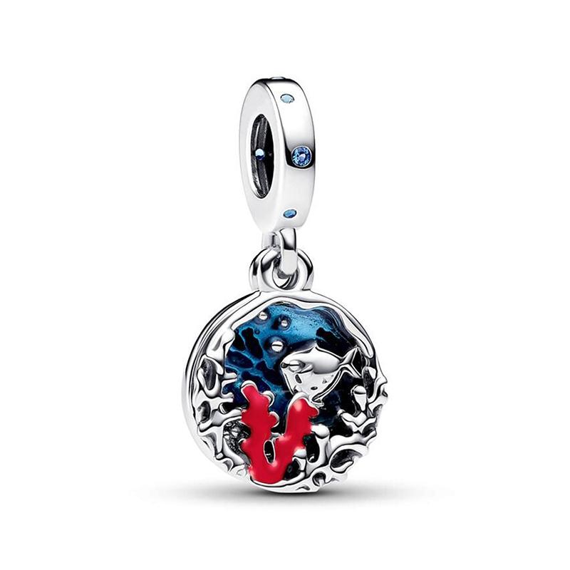 Charms Copper Flowers Pendant Charm Beads Fits Original Bracelet Bangle Necklace Women Luxury Diy Jewelry Festival Gifts