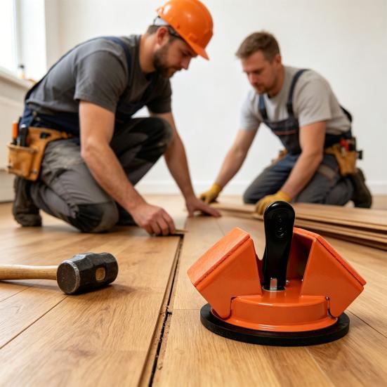 Podlahová přísavka Oboustranná 45stupňová úderná strana Nástroj na opravu mezer v podlaze Těžká železná konstrukce Uzavírač mezer v podlaze z tvrdého dřeva