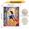Disney Princess Stained Glass Oil Painting Hand Painting Coloring Painting Handmade Diy Home Decoration Gift