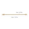 A New 2mm Copper Inlaid Zircon Tennis Necklace Neck Chain Fashionable Design, Popular