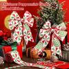 2rolls Christmas Candy Mint Thread Edging Ribbon Wide Christmas Candy Ribbon Burlap Ribbon Diy Craft Wreath Christmas Tree Decoration Gift Wrap Party