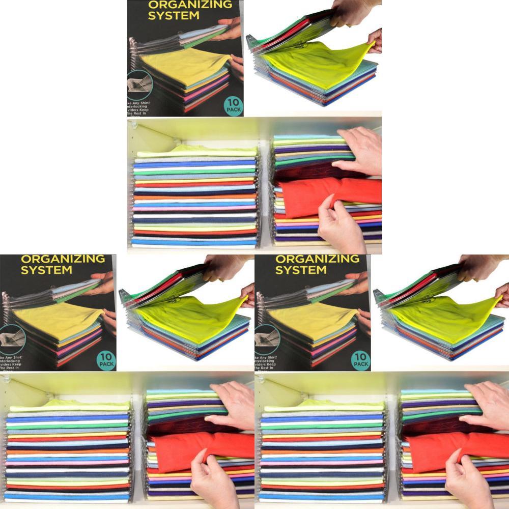 Ezstax Clothing Organizer System With Ten Spacious Drawers For Office And Home Storage