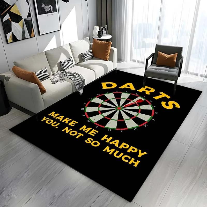 Disney Sport Carpet Dart Target Pattern Rug for Living Room Bathroom Mat Creative Doormat Carpet for Bedroom Home Decor