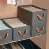 Clothing and Pants Storage Box, Household Sundries and Toy Storage Basket, Bedroom and Dormitory Wardrobe Organizer, Clothing