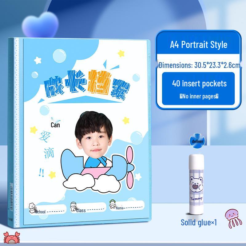Customizable Children's Memory and Growth Record Book