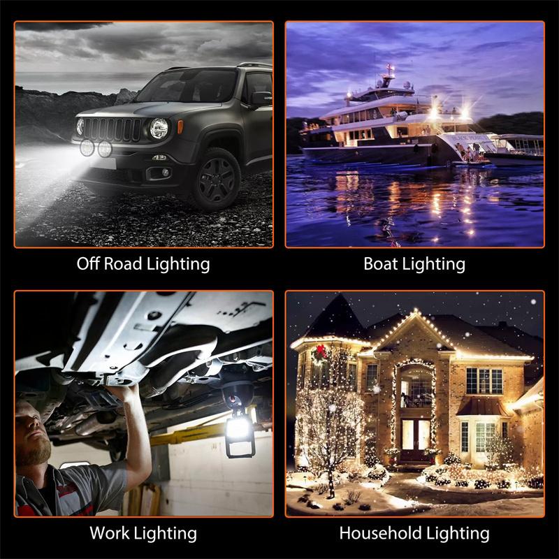 4.5Inch 99W Offroad Led Lightbar Spot Off Road 4X4 Led Bar For Truck Suv Boat Atv Jeep Tractor Headlight 12V 24V Driving Lights