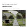 Moonlight White Dome Outdoor Camping Tent - Large Canopy with Screen and Curtains