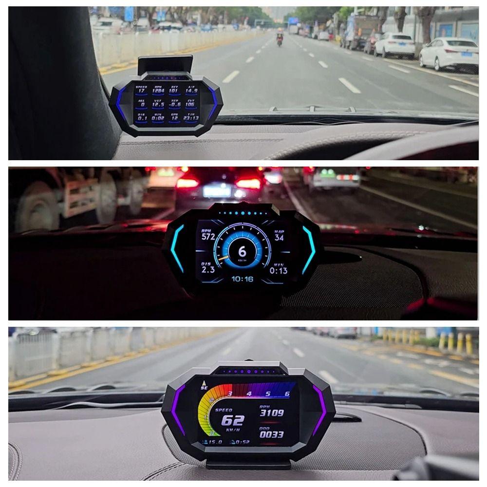 HUD Digital Speedometer Portable GPS Digital Speedometer Car Head Up Display  Car Accessories
