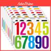 Vinyl Number Sticker Set With Waterproof Selfadhesive For Home Organization