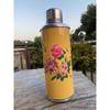 Nostalgic Retro Portable Thermos Flask: Old-Fashioned Chinese Style Tea Bottle with Aluminum Shell