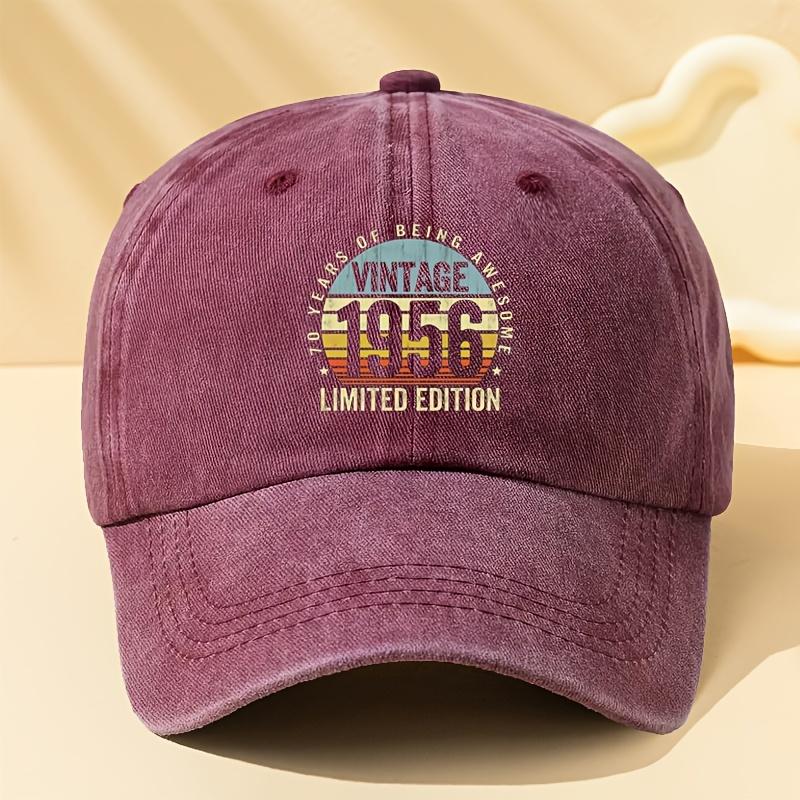 A VINTAGE Printed Baseball Cap Unisex and Fashionable for All Occasions This Classic Vintagewashed Outdoor Lightweight C