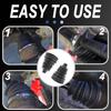 CV Boot Repair Kit 19-24 Mm Shaft Silicone CV Axle Boot for Car RV UTV Dust Boots with 4 Stainless Steel Clamp & 6 Cable Ties