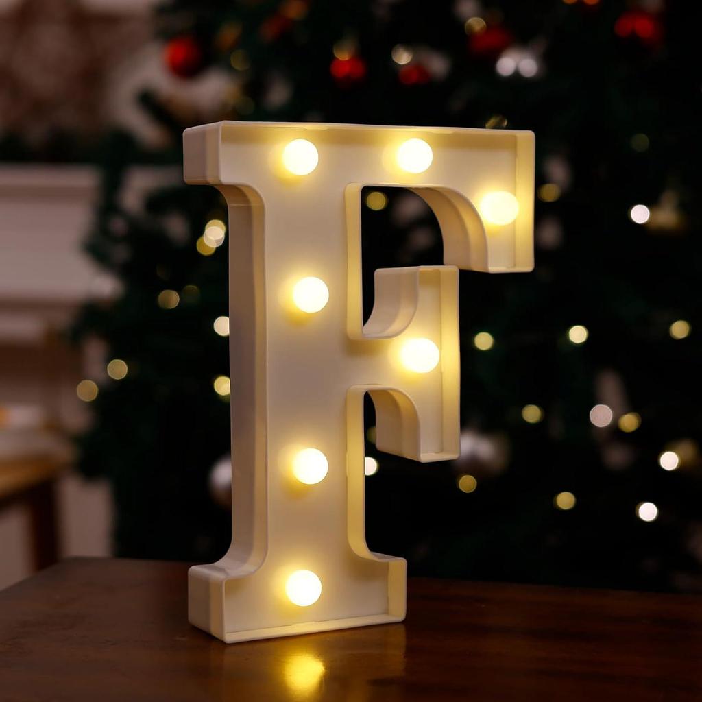 LED Letter & Number Lights: Multicolor Decorations for Birthdays, Proposals, Weddings, and Parties