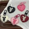 1pc Sweet & Cute Star Strawberry Bowknot & Tassel Pendant Keychain Suitable for Bags Mobile Phones Friends As Gifts Keychain Charms Keychain