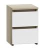 MALWA M2 BEDSIDE CABINET - SONOMA OAK/WHITE