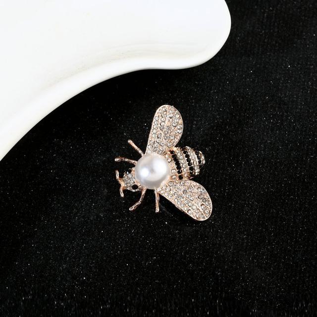 Coroană de fluturi cu flori de prun Broșă de albină de păun Accesorii pentru îmbrăcăminte Broșă cu zircon încrustate Broșă de lux