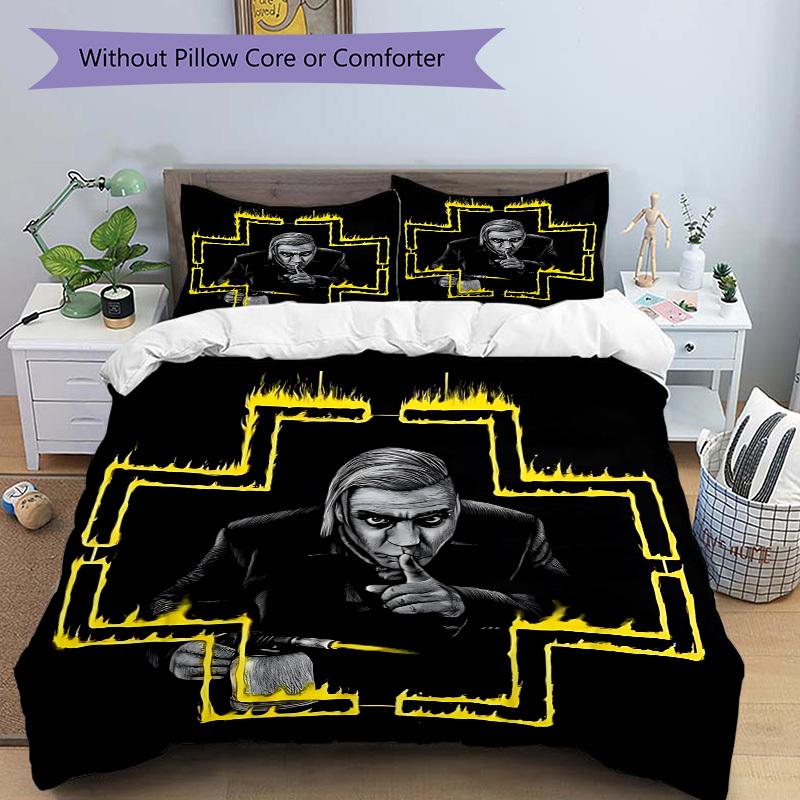 3pcs Rammstein Merchandise Comforter Set - Four Seasons Home High,Machine Washable Bedspread with Pillowcases (No Filling) Yy250909023