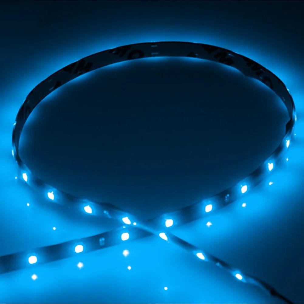 

30 см Автомобильная гибкая светодиодная лента 5 светодиодов водонепроницаемая моторная штанга гирлянда дневные ходовые огни светодиодные фонари окружающего света атмосферные лампы