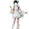 Summer Lolita Hanfu Maid Costume: Cross-Collar Dress & Han Element Short Skirt for Women