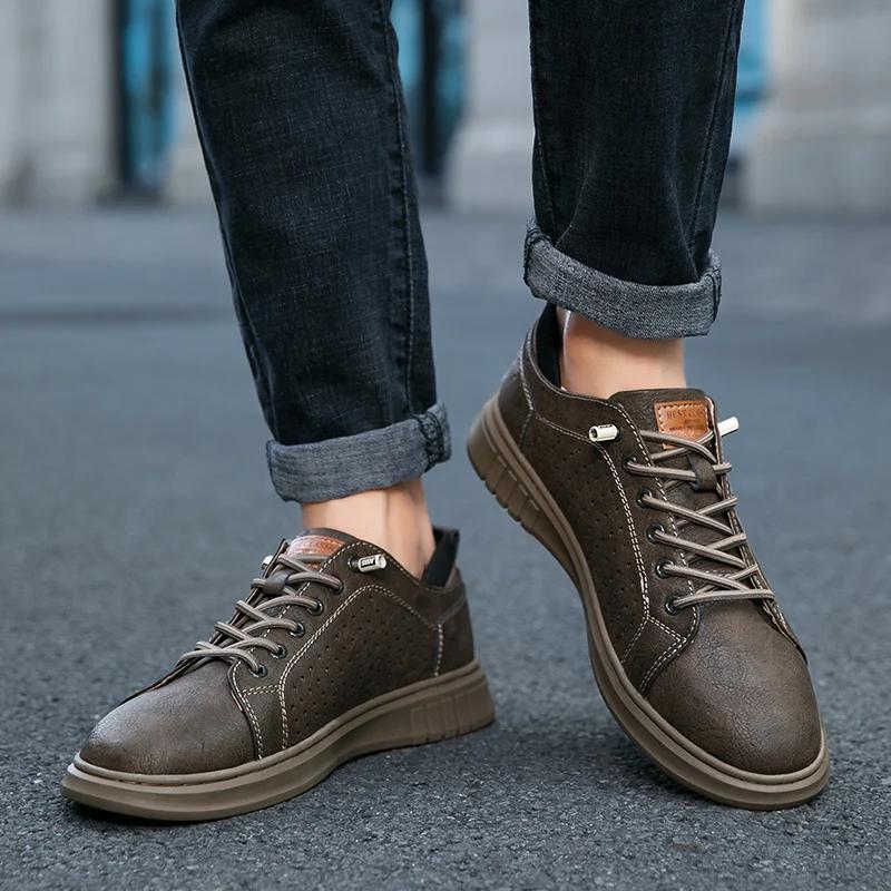 New Italy Mens Casual Shoes Comfy Lightweight Walking Sport Shoes Men Sneakers Outdoor Tennis Business Designer Shoes Dress Shoe