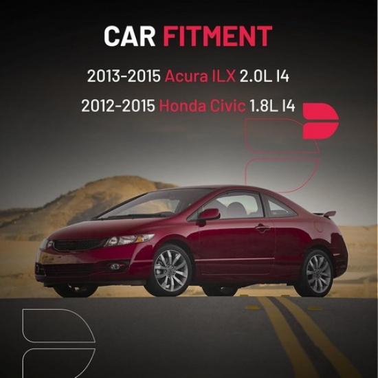 4Pcs For 1.8L L4 2012 2013 2014 2015 Honda Civic Ignition Coil & Spark Plug