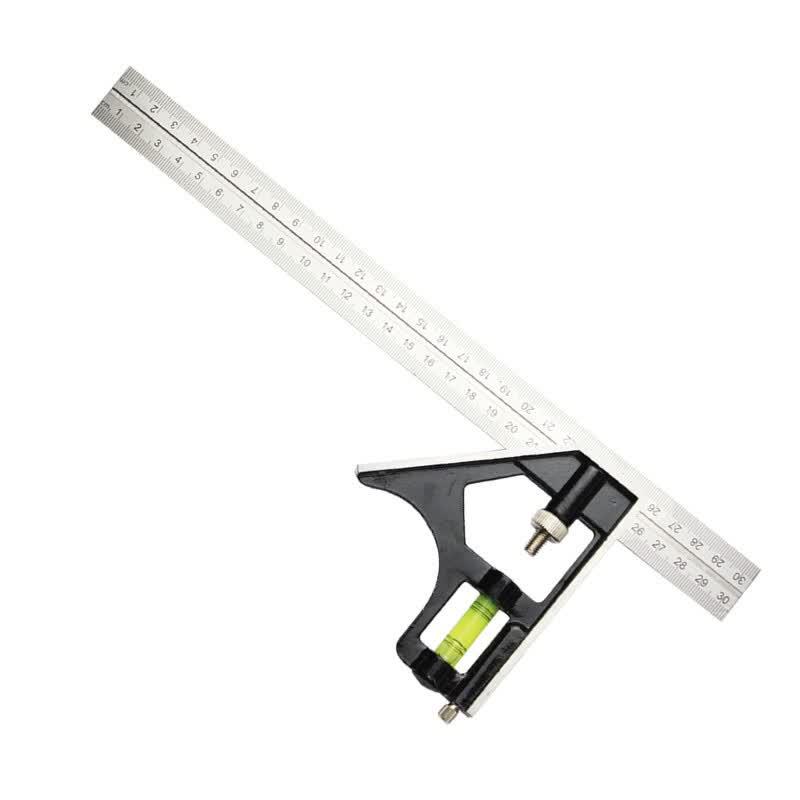 Ouke 30cm Aluminum Alloy Combination Square with Level