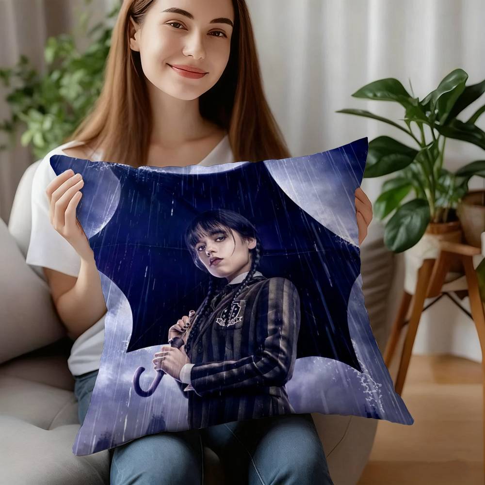 Film W-Mittwoch Kissenbezug Kurzplüsch Sofa Dekorativ Geschenk Zuhause Doppelseitiger Druck Kissen