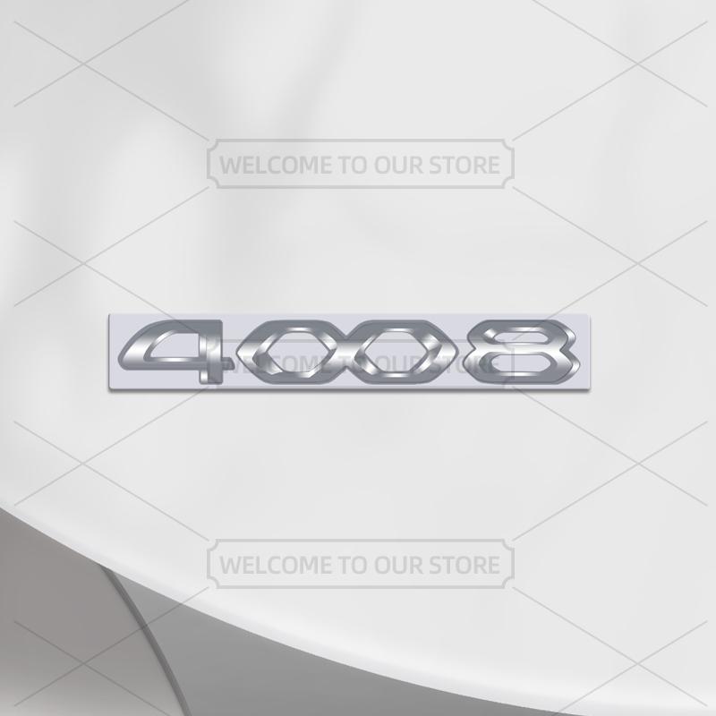 Car 3D Metal For Peugeot 2008 5008 3008 4008 French Tricolor Body Emblem Badge Decals Auto Tail Sticker Decorative AccessoriesV