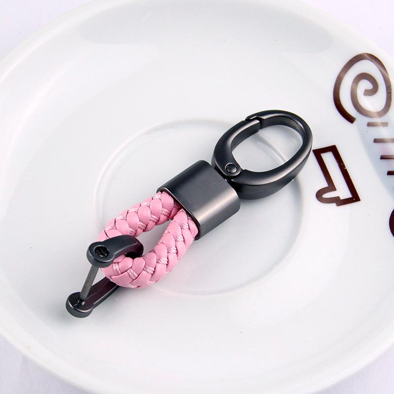 Braided Rope Sub-Gun Printing Keychain Men'S And Women'S Waist Hanging Big Head Chain General Car Key Bag Accessories