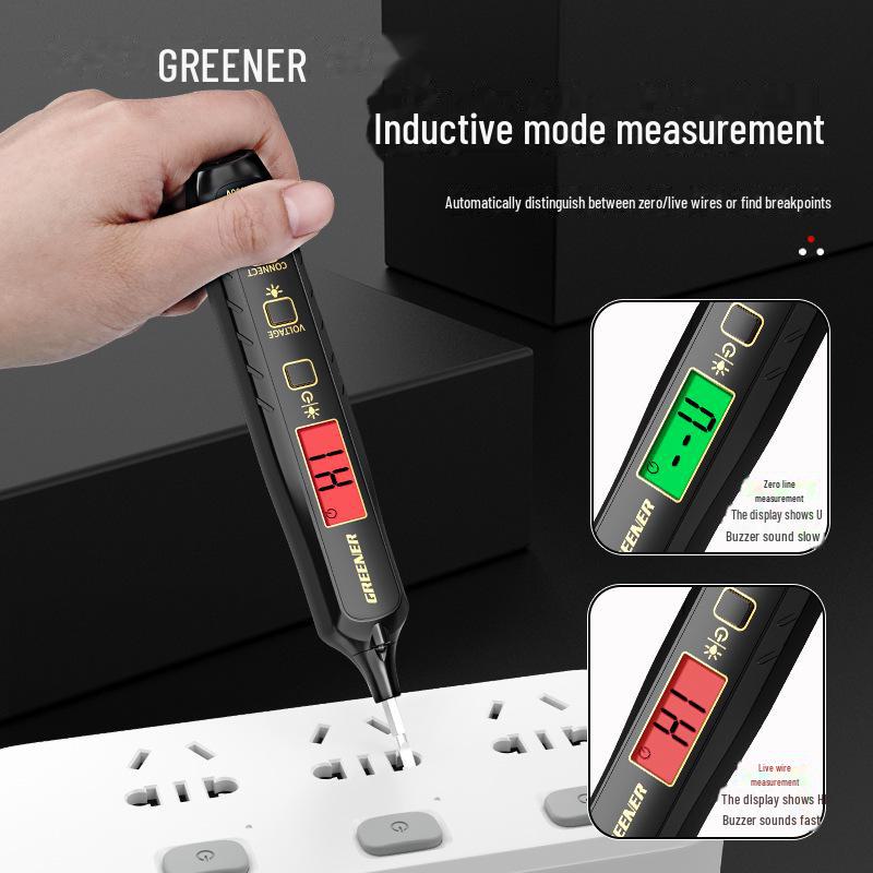 Green Forest Multifunction Electrician Test Pen – Digital Display Wire & Leakage Detection