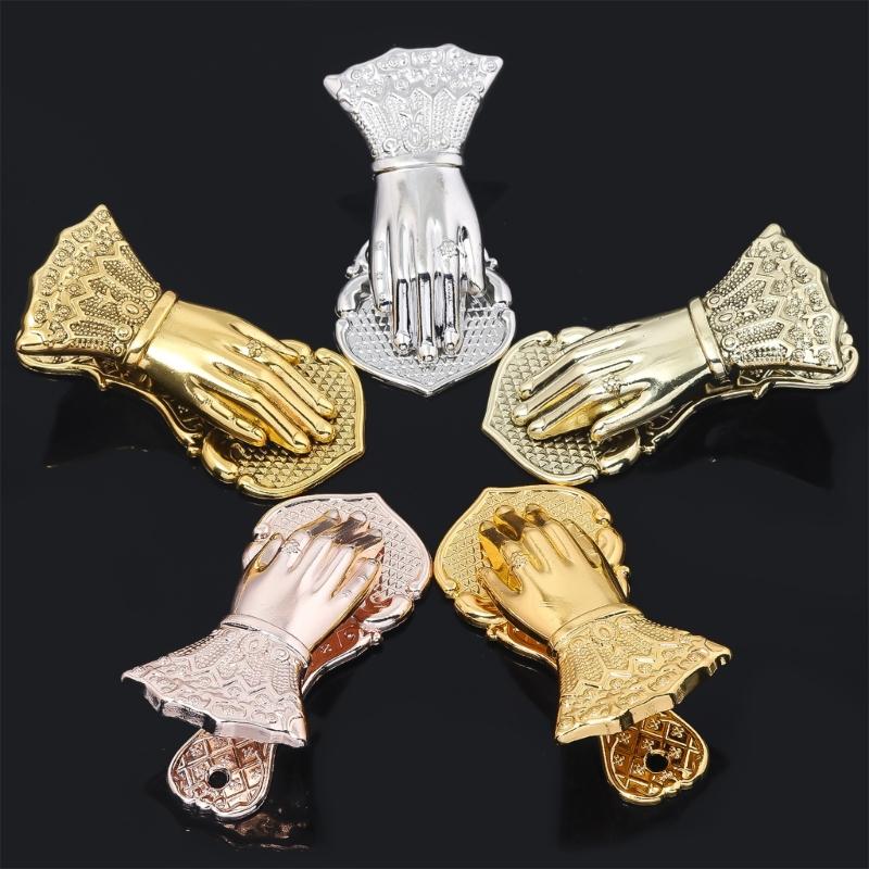 Vintage Bookmarks Hand Shape Metal Bookmarks Page Holder Clip Decorative Paper Clip for Reading Scrapbooking Journaling