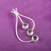 Ciondolo con gemma di ametista verde, Ciondolo in argento sterling massiccio 925, Gioiello antico fatto a mano, Regalo per la festa della mamma