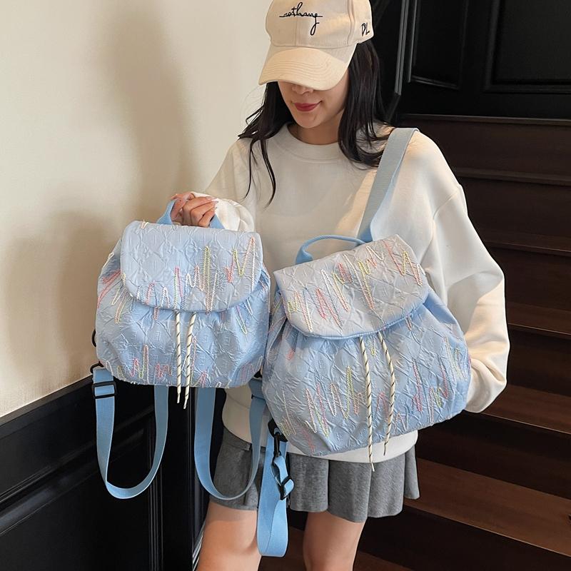 Women's Lightweight Sports Backpack Colorful Embroidered Backpack