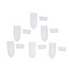 100Pcs Portable Flip Lid Transparent Capsule Storage Containers Pill Box