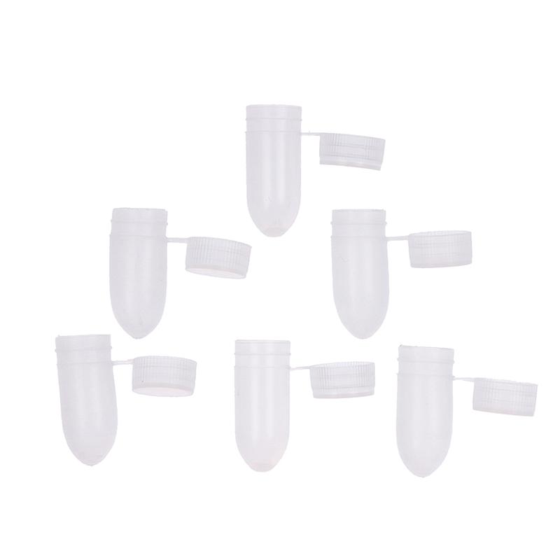 100Pcs Portable Flip Lid Transparent Capsule Storage Containers Pill Box