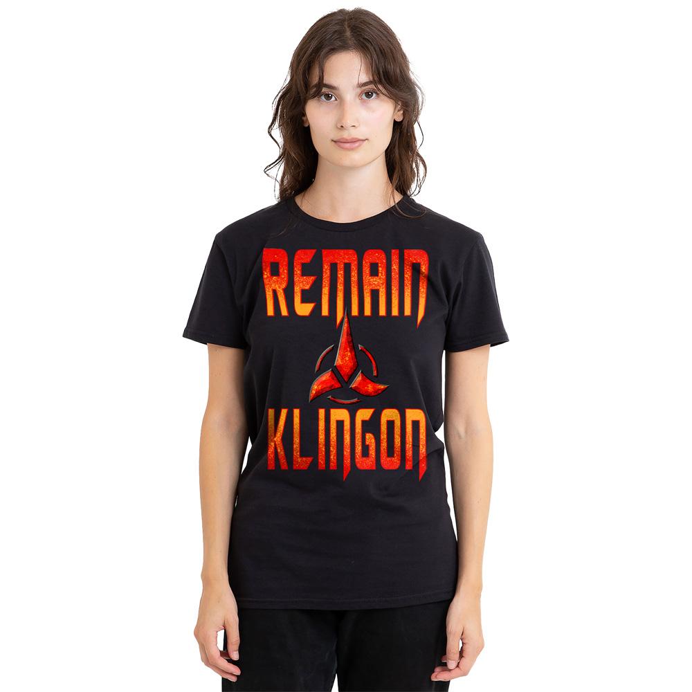 Star Trek: Discovery Unisex Erwachsenen Remain Klingon T-Shirt
