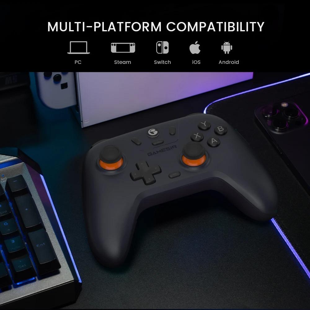 GameSir Nova Lite Wireless Gamepad, Bluetooth Gaming Controller with Hall Effect for Switch, Android, iOS, PC, Steam Games