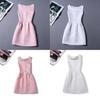 New Princess Style Sleeveless A-line Dress With Flattering Fit And Charming Accessories